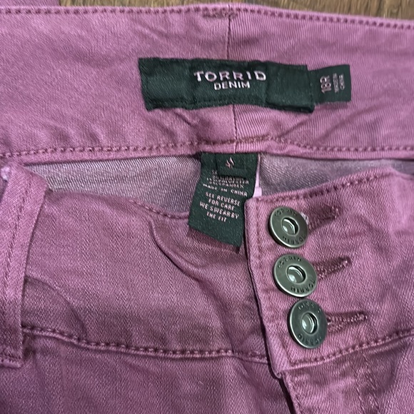 Torrid Jeggings- Dark Purple Wash size 18R - Picture 4 of 4